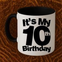 10th Birthday It's My 10th Birthday 10 Year Old Birthday TShirt Coffee Mug thumb 2