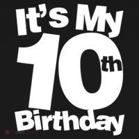 10th Birthday It's My 10th Birthday 10 Year Old Birthday TShirt Mousepad thumb 1