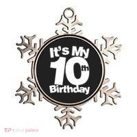 10th Birthday It's My 10th Birthday 10 Year Old Birthday TShirt Ornament thumb 0