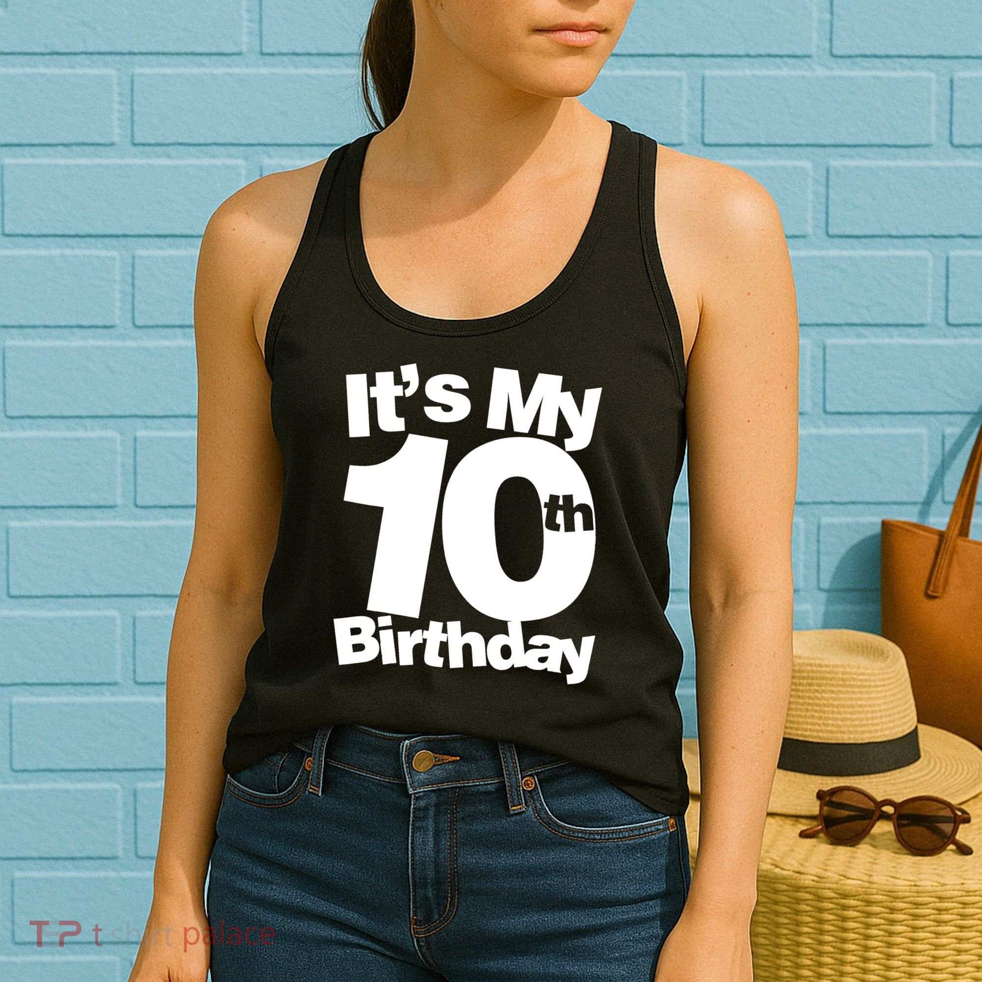 10th Birthday It's My 10th Birthday 10 Year Old Birthday TShirt Women's Tank Top