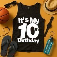 10th Birthday It's My 10th Birthday 10 Year Old Birthday TShirt Tank Top thumb 4