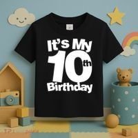 10th Birthday It's My 10th Birthday 10 Year Old Birthday TShirt Toddler T-Shirt thumb 3