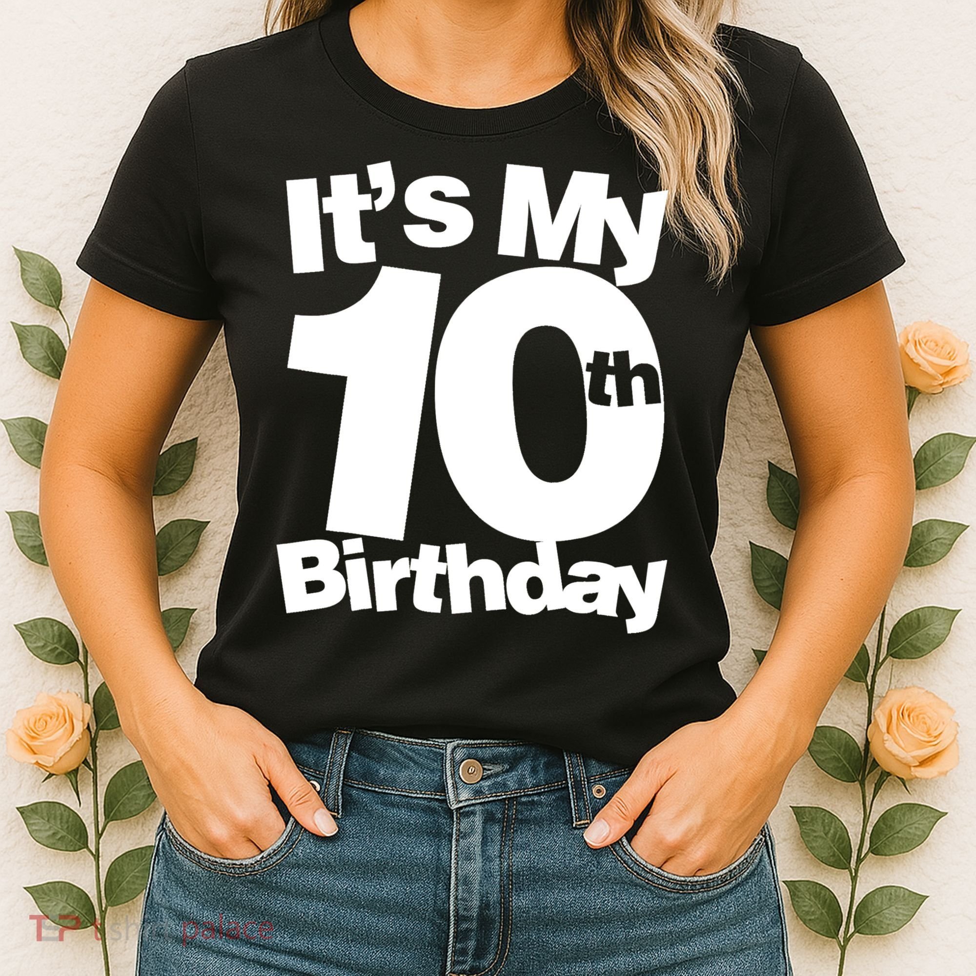 10th Birthday It's My 10th Birthday 10 Year Old Birthday TShirt Women's T-Shirt