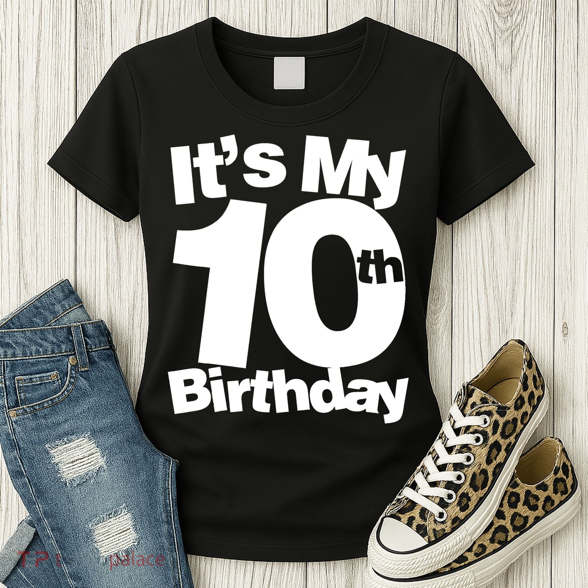 10th Birthday It's My 10th Birthday 10 Year Old Birthday TShirt Women's T-Shirt