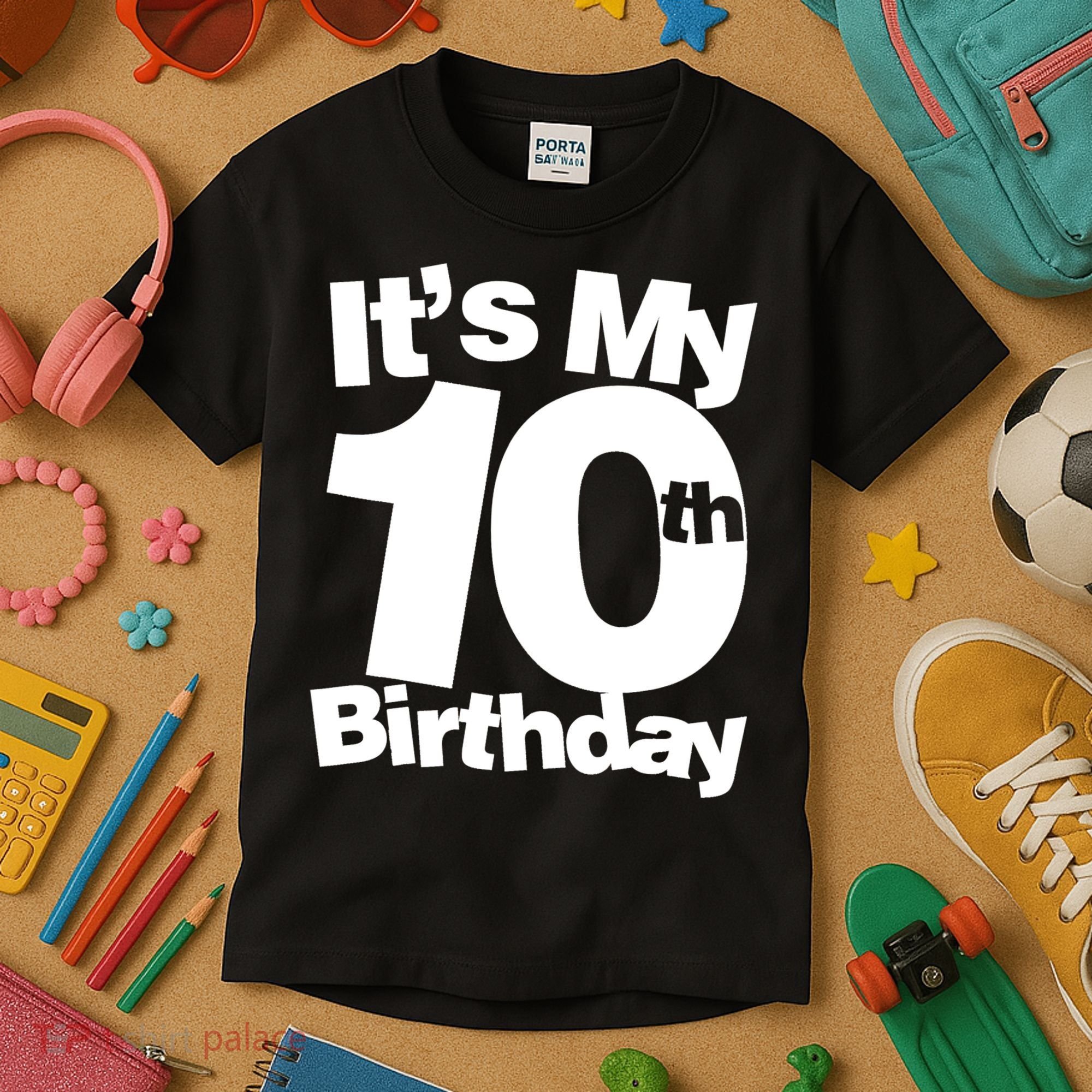 10th Birthday It's My 10th Birthday 10 Year Old Birthday TShirt Kids T-Shirt