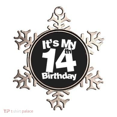 14th Birthday It's My 14th Birthday 14 Year Old Birthday Ornament