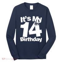 14th Birthday It's My 14th Birthday 14 Year Old Birthday Long Sleeve Shirt thumb 0