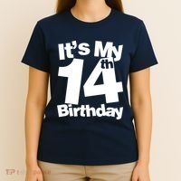14th Birthday It's My 14th Birthday 14 Year Old Birthday T-Shirt thumb 4