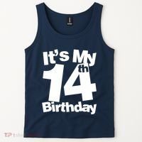 14th Birthday It's My 14th Birthday 14 Year Old Birthday Tank Top thumb 2