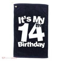 14th Birthday It's My 14th Birthday 14 Year Old Birthday Golf Towel thumb 0
