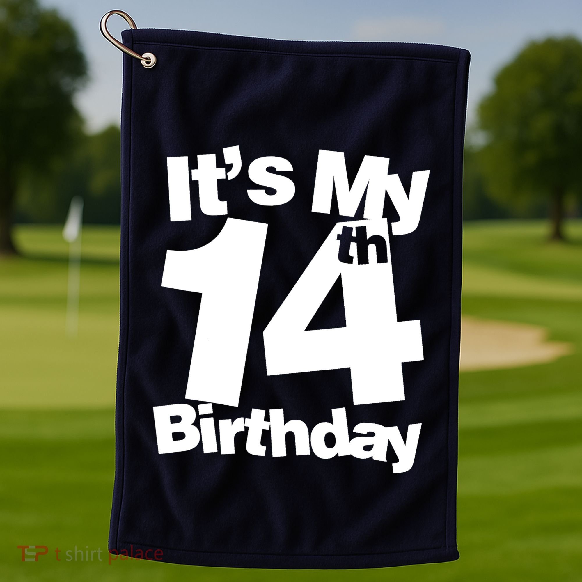 14th Birthday It's My 14th Birthday 14 Year Old Birthday Golf Towel
