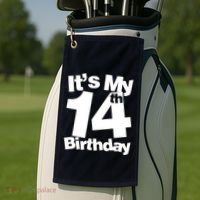 14th Birthday It's My 14th Birthday 14 Year Old Birthday Golf Towel thumb 2