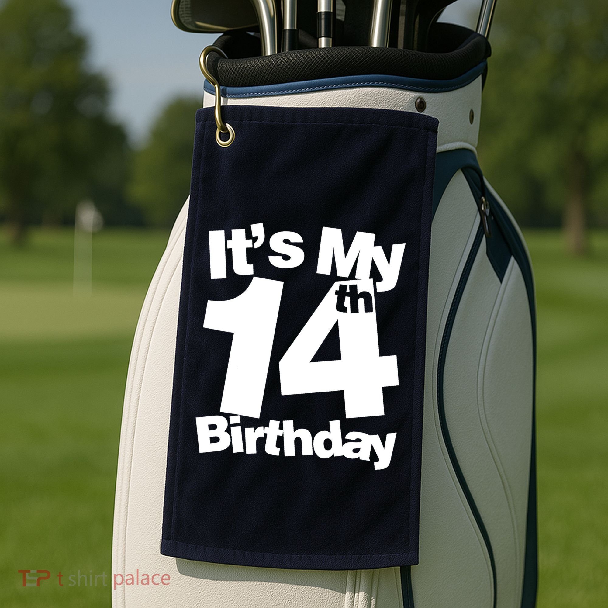 14th Birthday It's My 14th Birthday 14 Year Old Birthday Golf Towel
