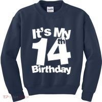 14th Birthday It's My 14th Birthday 14 Year Old Birthday Kids Sweatshirt thumb 0
