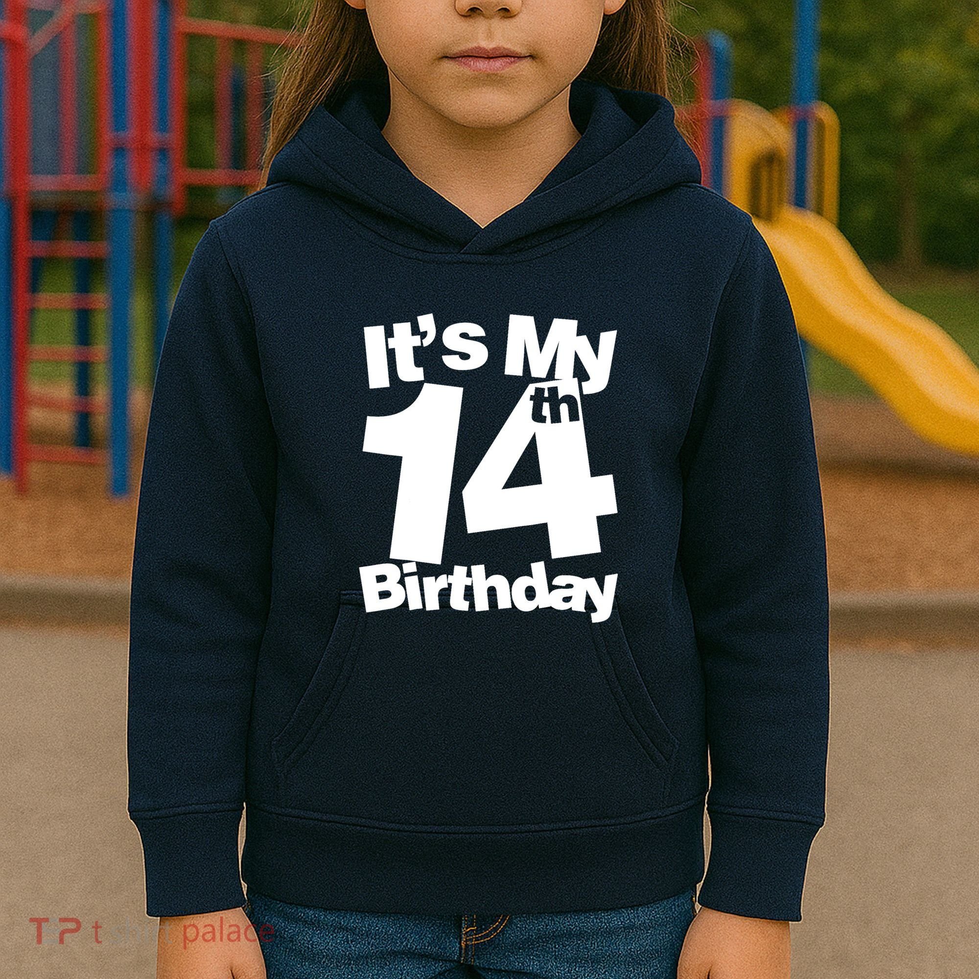 14th Birthday It's My 14th Birthday 14 Year Old Birthday Kids Hoodie