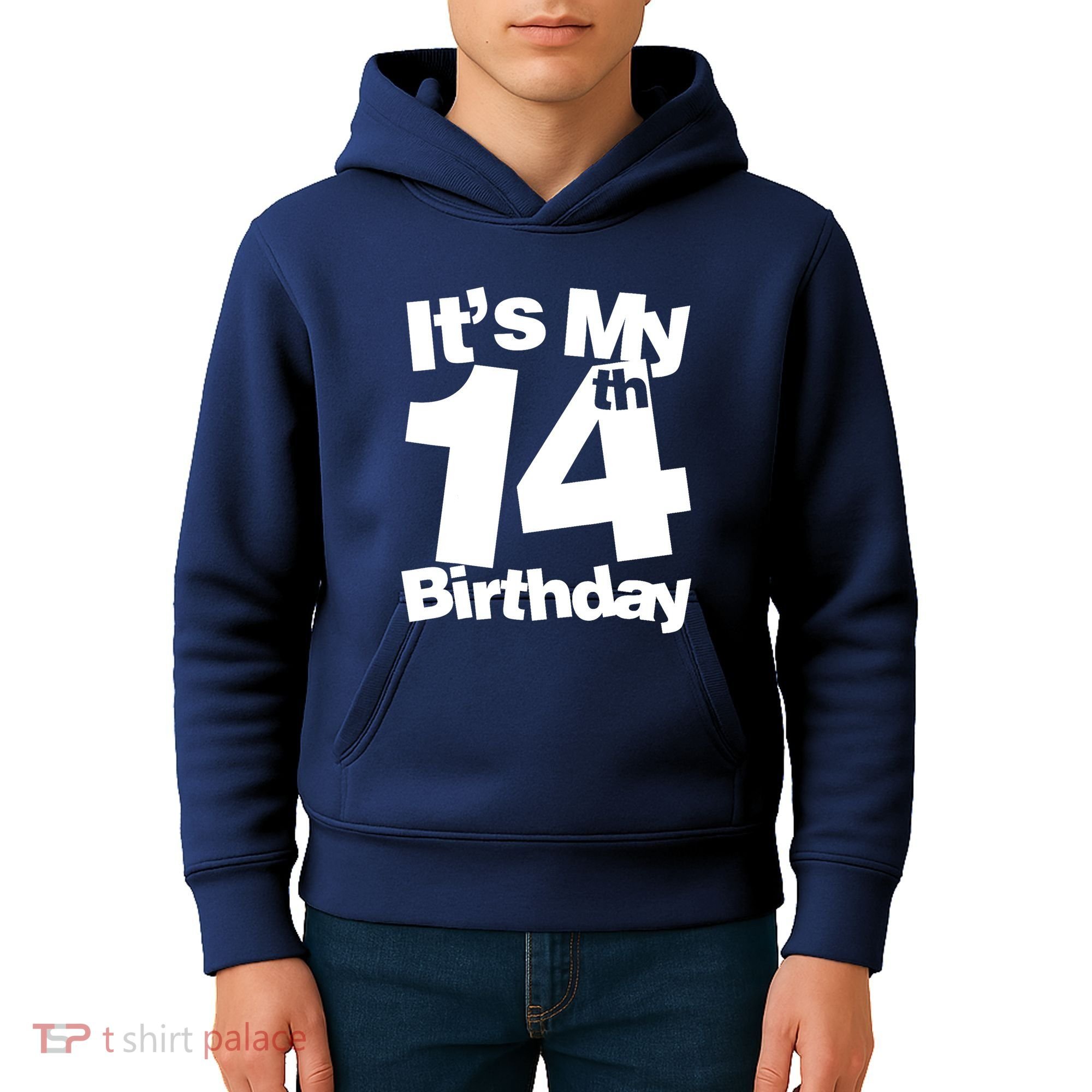 14th Birthday It's My 14th Birthday 14 Year Old Birthday Kids Hoodie