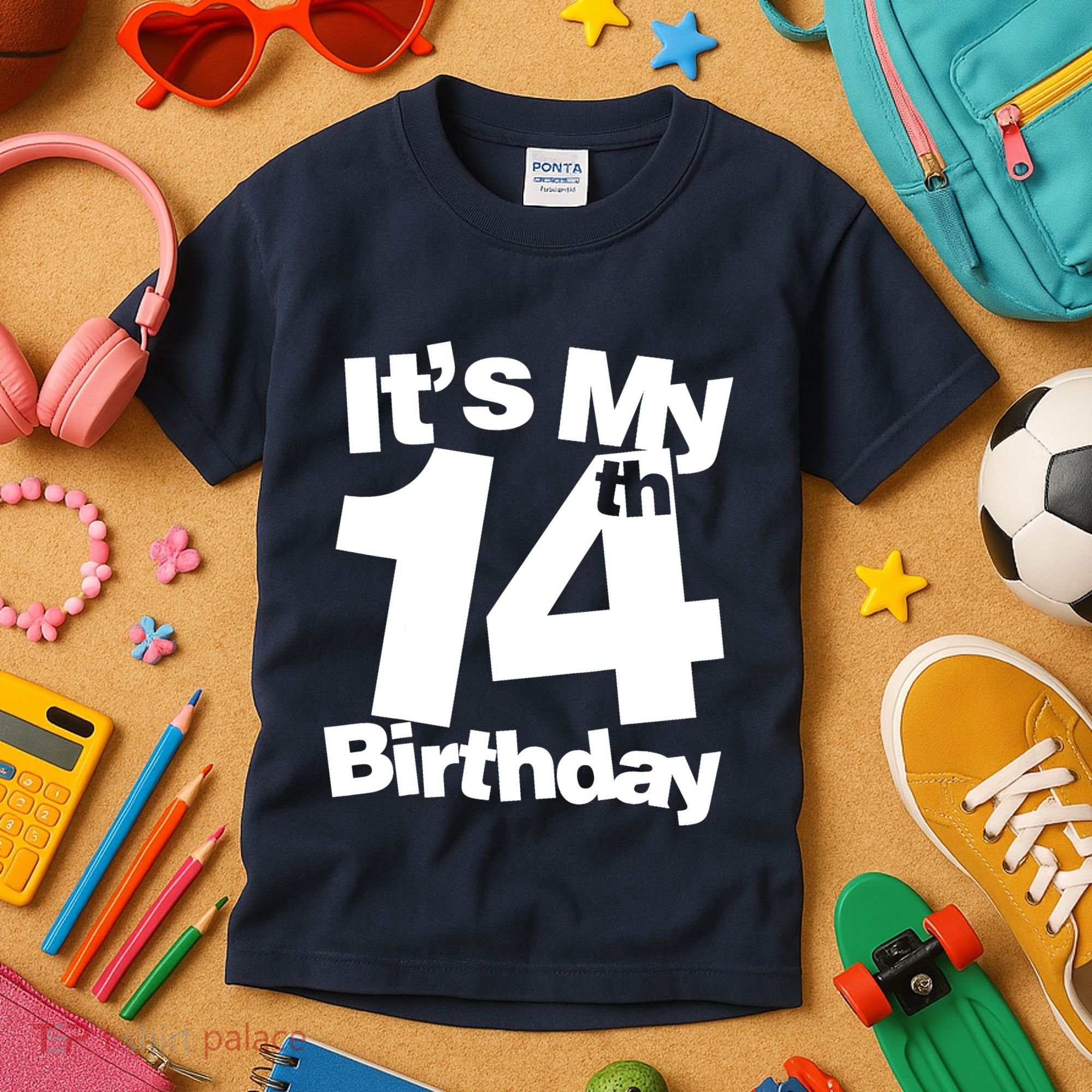 14th Birthday It's My 14th Birthday 14 Year Old Birthday Kids T-Shirt