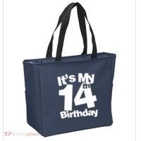 14th Birthday It's My 14th Birthday 14 Year Old Birthday Tote Bag thumb 2