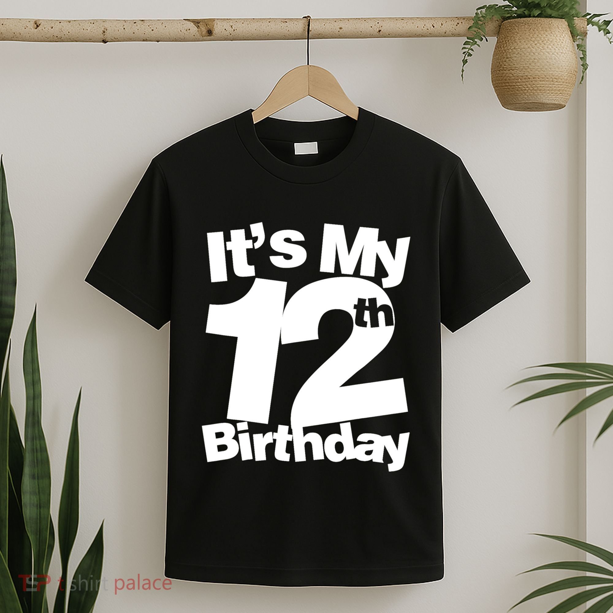 12th Birthday It's My 12th Birthday 12 Year Old Birthday T-Shirt