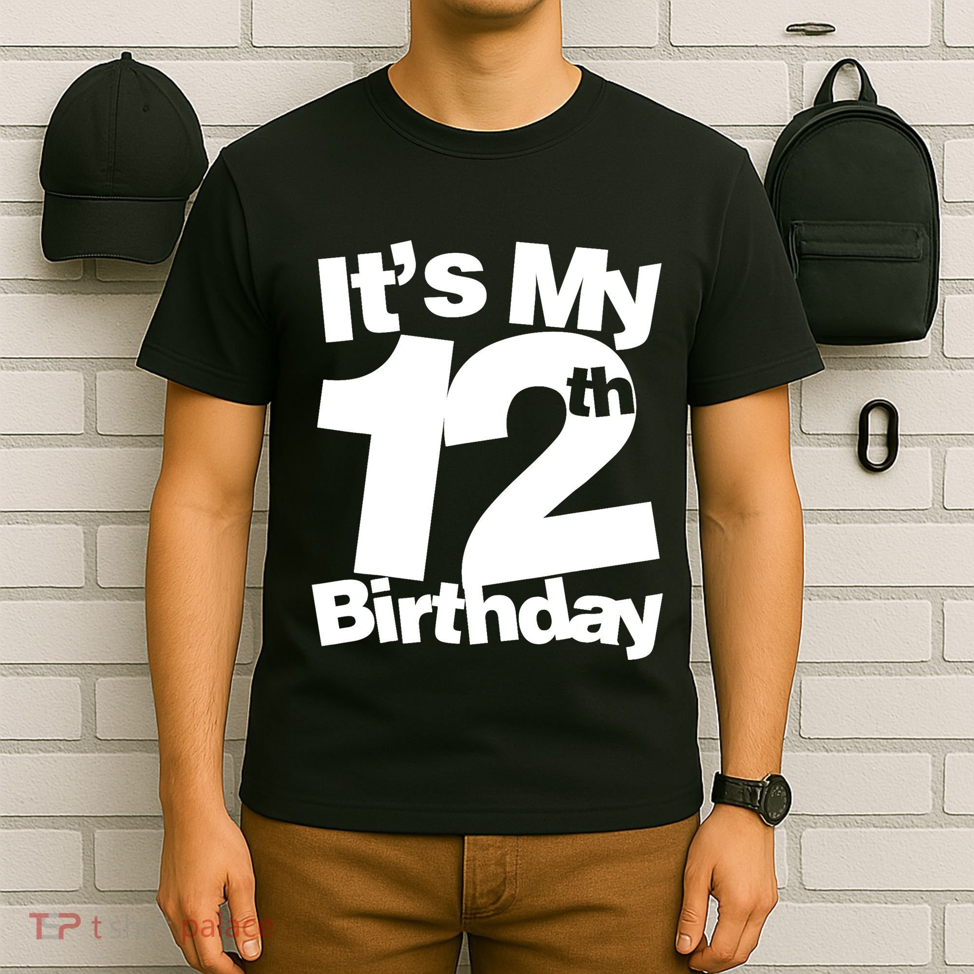 12th Birthday It's My 12th Birthday 12 Year Old Birthday T-Shirt