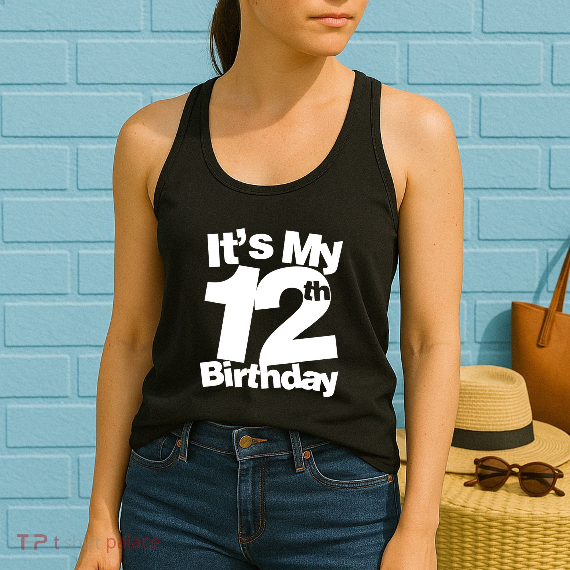 12th Birthday It's My 12th Birthday 12 Year Old Birthday Women's Tank Top
