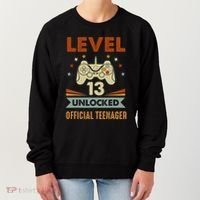 13th Birthday Level 13 Unlocked Teenager Women's Sweatshirt thumb 0