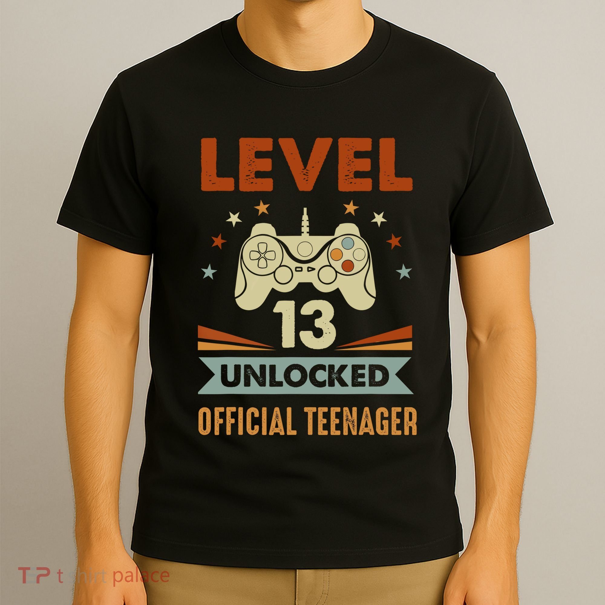 13th Birthday Level 13 Unlocked Teenager T-Shirt