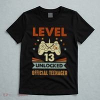 13th Birthday Level 13 Unlocked Teenager T-Shirt thumb 5