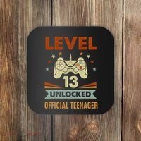 13th Birthday Level 13 Unlocked Teenager Coaster thumb 0