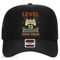 13th Birthday Level 13 Unlocked Teenager Hat thumb 0