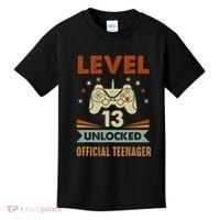 13th Birthday Level 13 Unlocked Teenager Kids T-Shirt thumb 0
