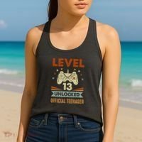 13th Birthday Level 13 Unlocked Teenager Women's Tank Top thumb 2