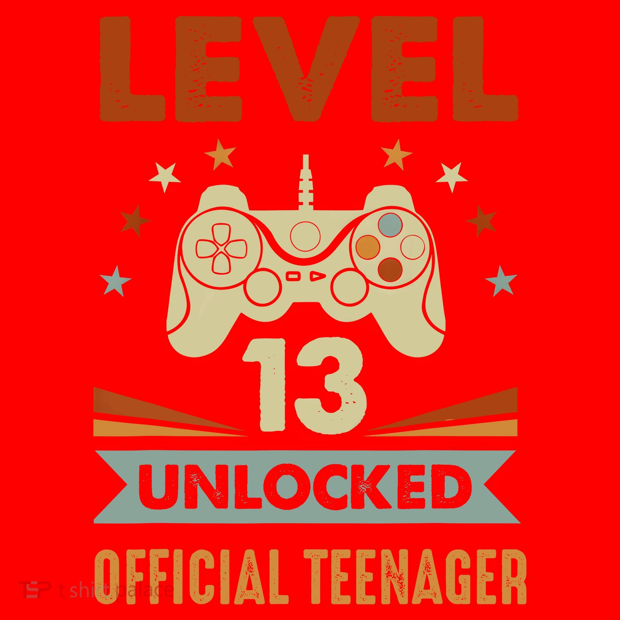 13th Birthday Level 13 Unlocked Teenager Santa Hat