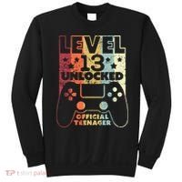 13th Birthday Level 13 Unlocked Official Teenager Sweatshirt thumb 0