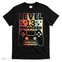 13th Birthday Level 13 Unlocked Official Teenager T-Shirt thumb 0