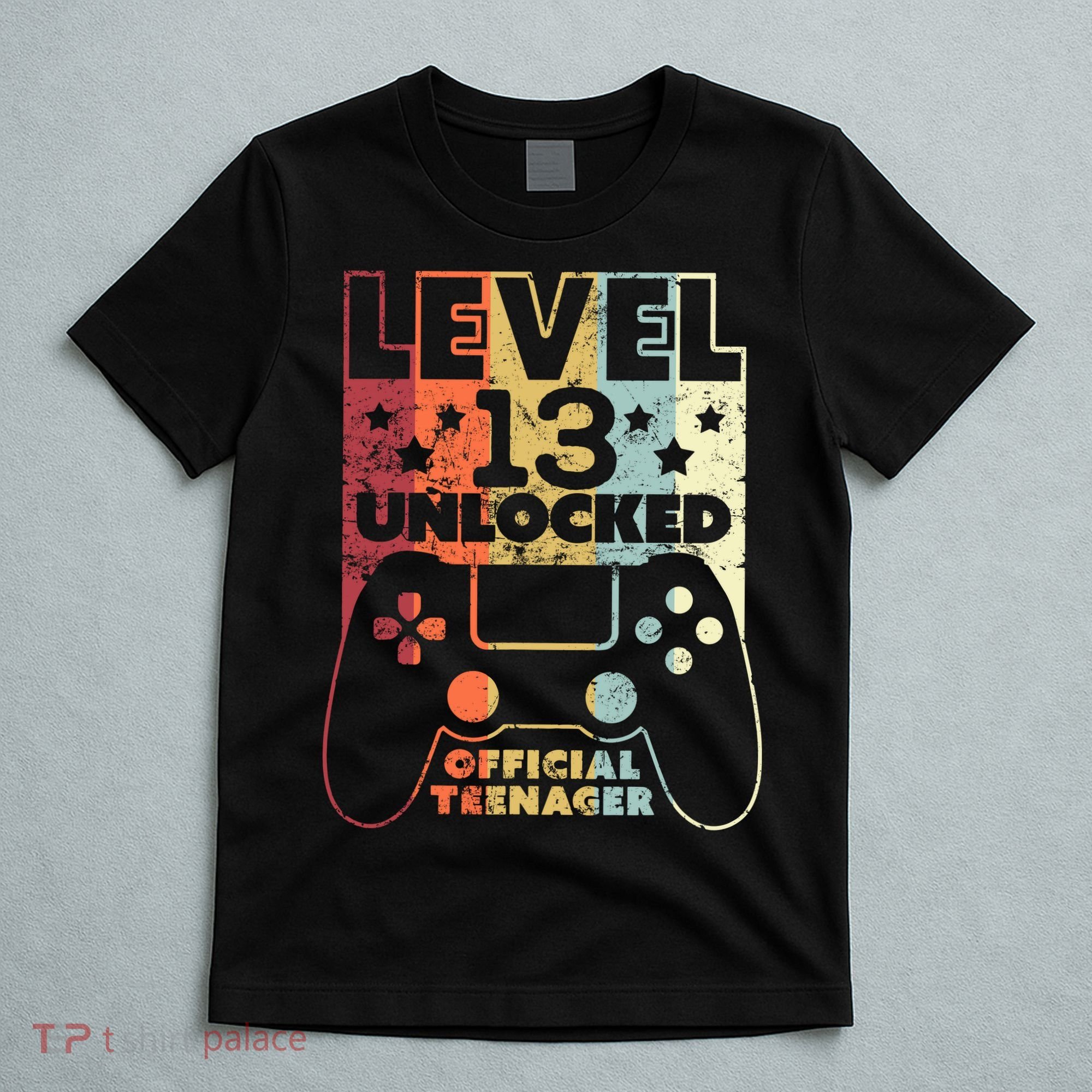 13th Birthday Level 13 Unlocked Official Teenager T-Shirt