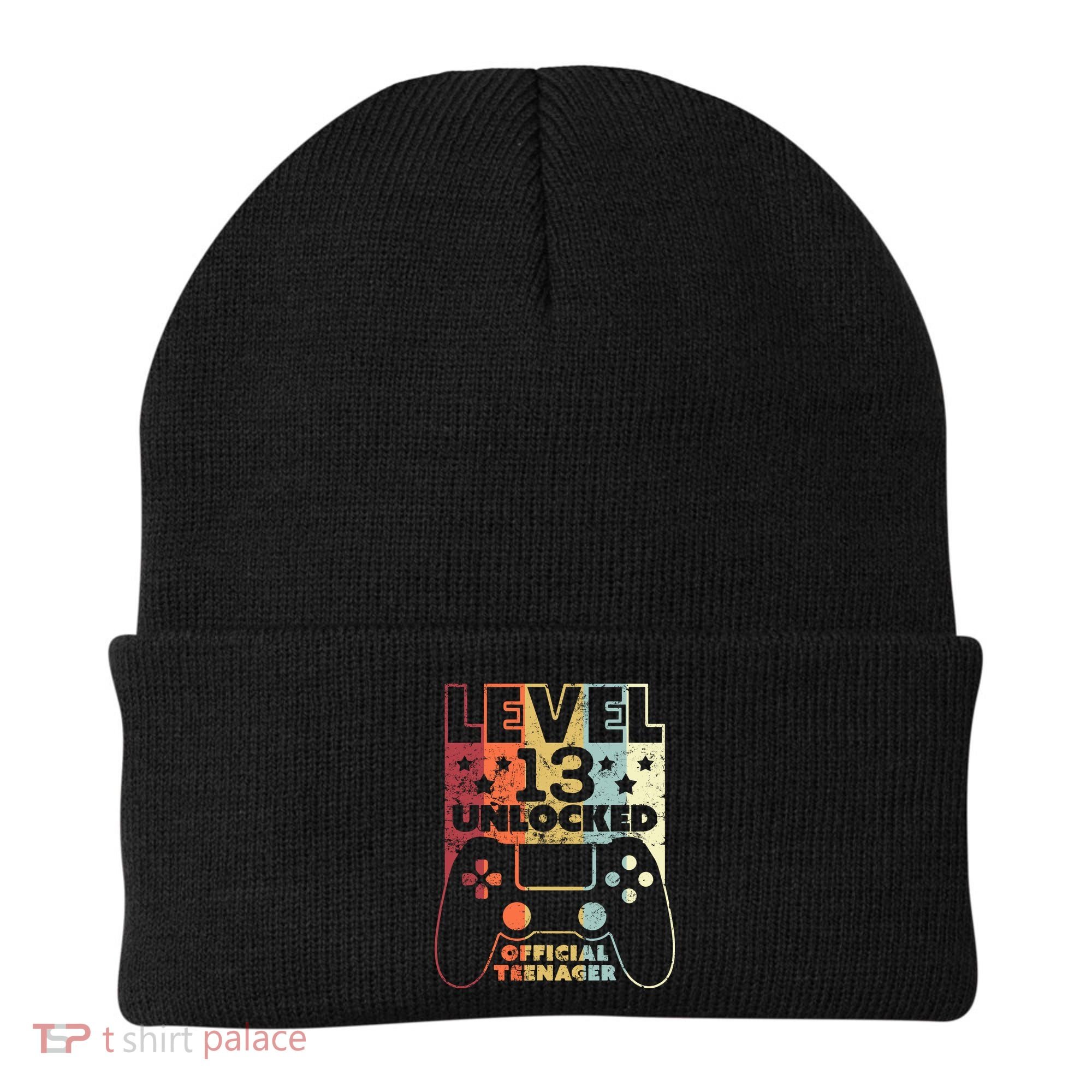 13th Birthday Level 13 Unlocked Official Teenager Beanie