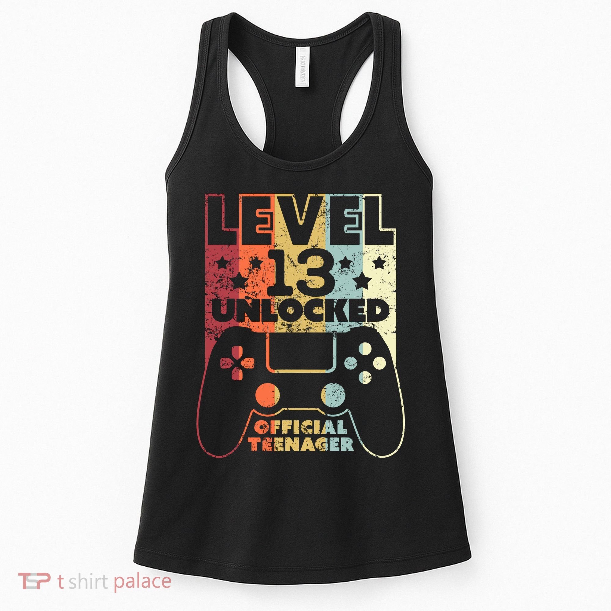 13th Birthday Level 13 Unlocked Official Teenager Women's Tank Top