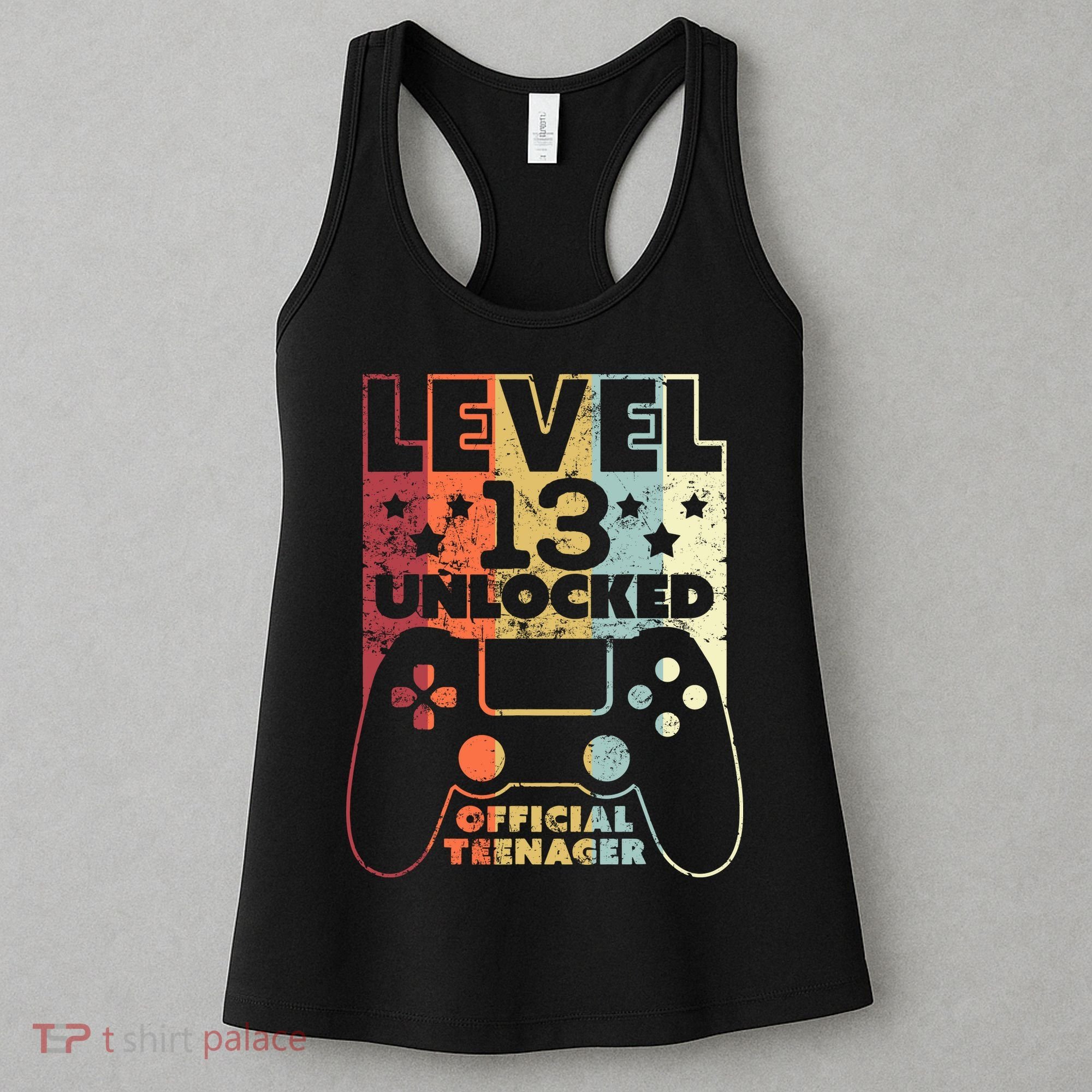 13th Birthday Level 13 Unlocked Official Teenager Women's Tank Top