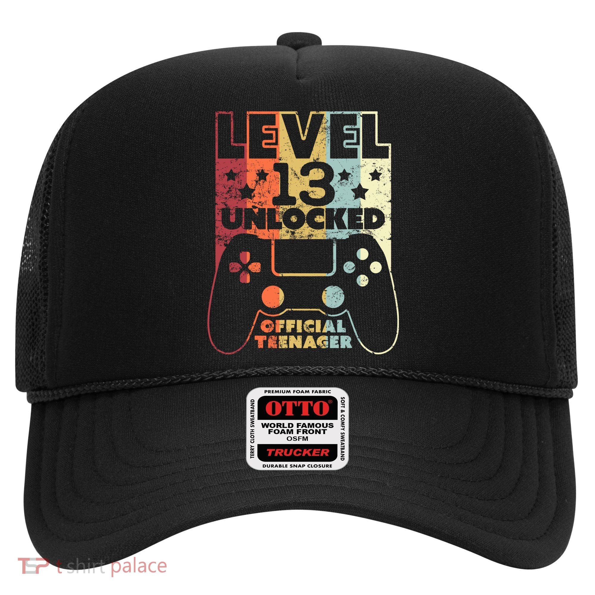 13th Birthday Level 13 Unlocked Official Teenager Hat