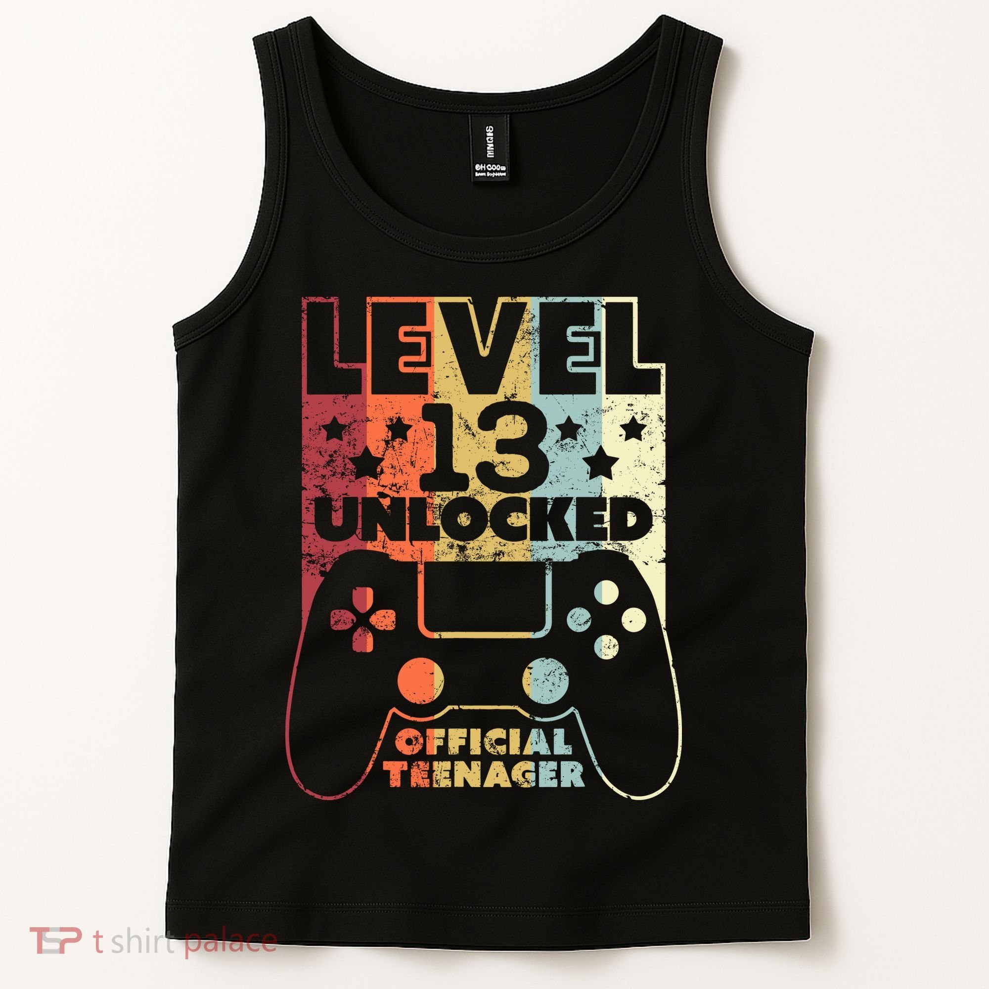 13th Birthday Level 13 Unlocked Official Teenager Tank Top