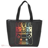 13th Birthday Level 13 Unlocked Official Teenager Tote Bag thumb 0