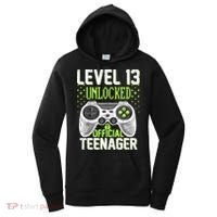 13th Birthday Level 13 Unlocked Funny Teenager Game Women's Hoodie thumb 0