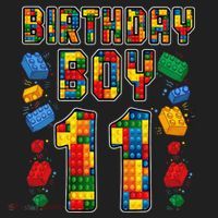 11th Birthday Master Builder 11 Years Old Block Building Women's Sweatshirt thumb 2