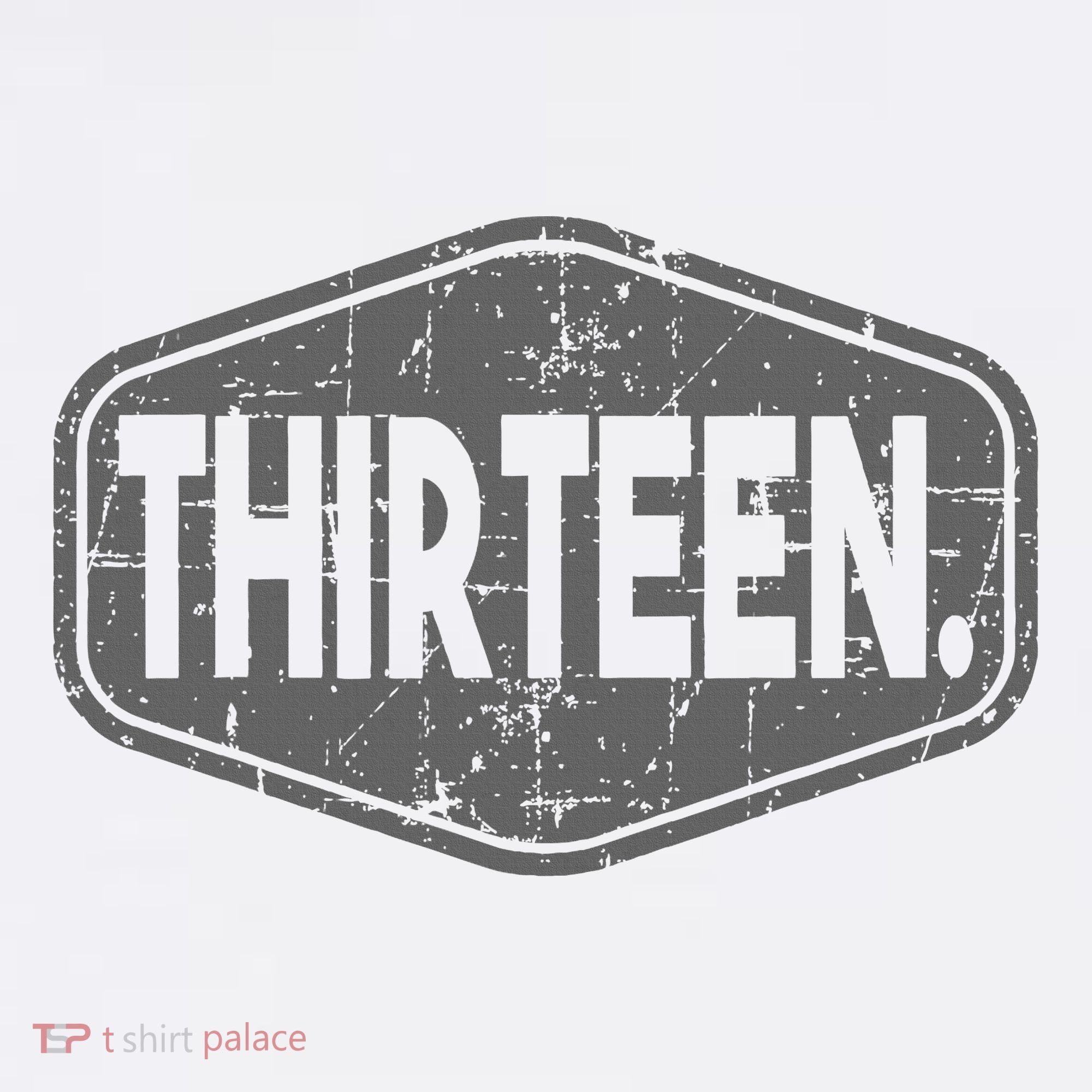 13th Birthday Of Boy Or Girl 13 Years Old Thirteen Polo
