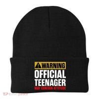 13 Birthday Official Teenager 13yr Math 13th Birthday Beanie thumb 0