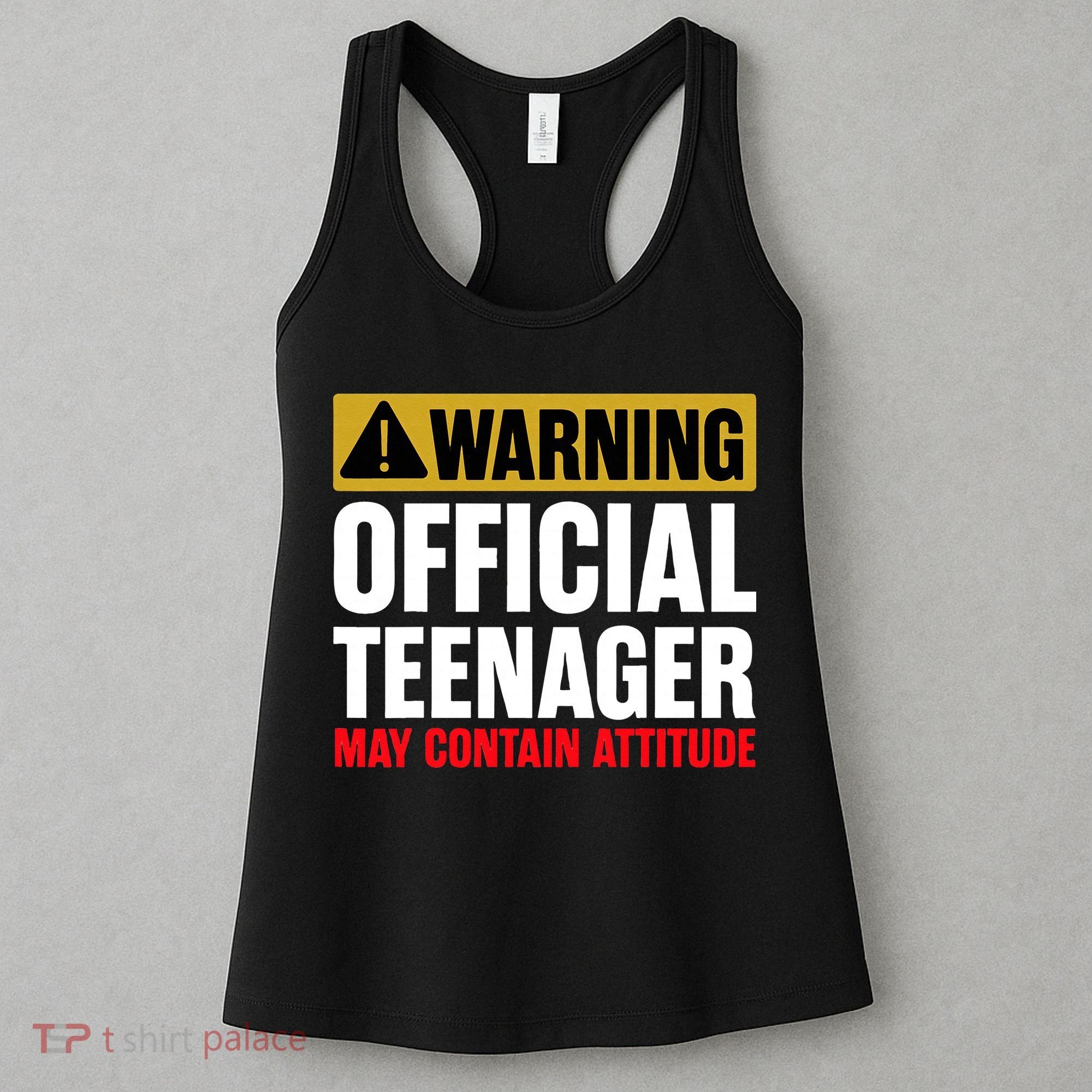 13 Birthday Official Teenager 13yr Math 13th Birthday Women's Tank Top