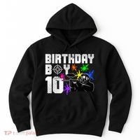 10th Birthday Paintball Outdoor Sport 10 Year Old Funny Hoodie thumb 0