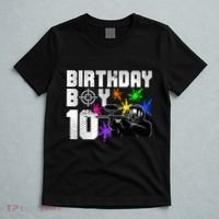 10th Birthday Paintball Outdoor Sport 10 Year Old Funny T-Shirt thumb 5