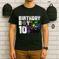 10th Birthday Paintball Outdoor Sport 10 Year Old Funny T-Shirt thumb 6
